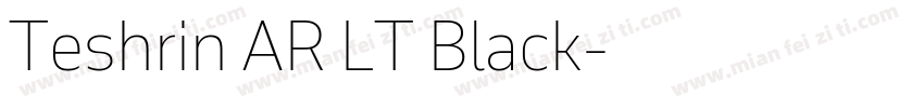 Teshrin AR LT Black字体转换